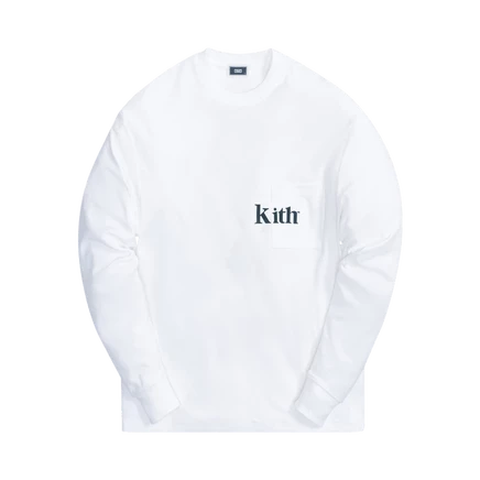 Мужской лонгслив KITH Quinn, белый
