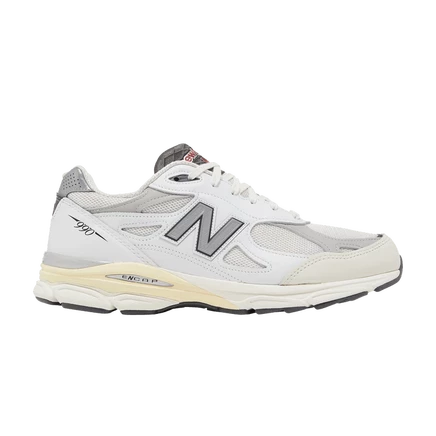 Мужские кроссовки New Balance 990v3 Sea Salt, белые