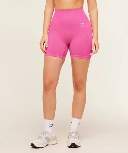 Женские шорты Gymshark Vital Seamless, розовый меланж