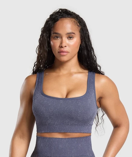 Женский спортивный топ Gymshark Adapt Fleck, фиолетовый