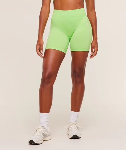 Женские шорты Gymshark Adapt Animal X Whitney, зеленые/желтые