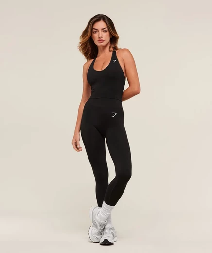 Женские леггинсы Gymshark Vital Soft, черные