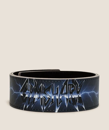 Пояс для пауэрлифтинга Gymshark Lightning, черный