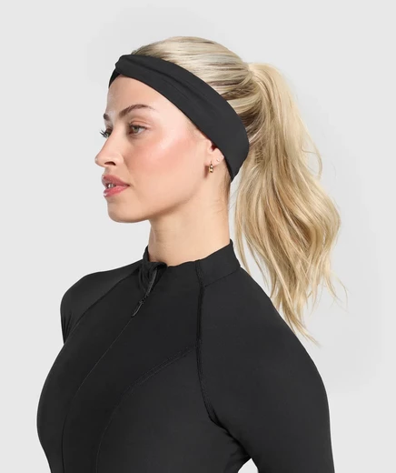 Женская спортивная повязка Gymshark Twist, черная