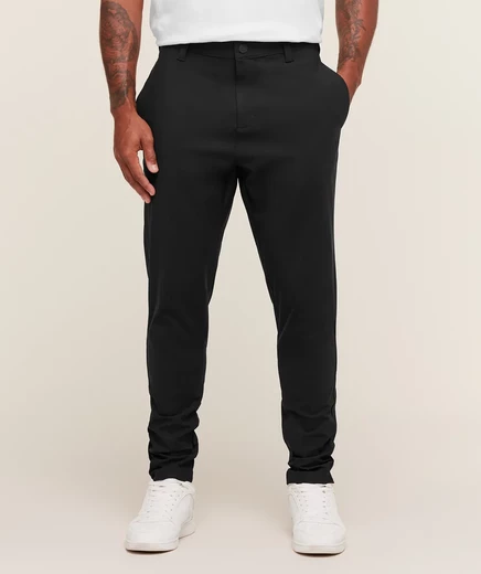 Мужские брюки Gymshark The Gymshark Pants Elite, стрейчевые, черные