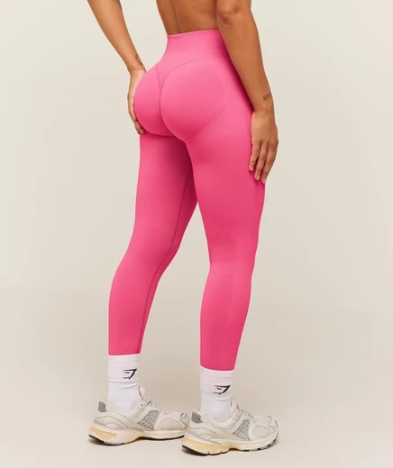 Женские легинсы Gymshark Lift Seamless 2.0, розовые