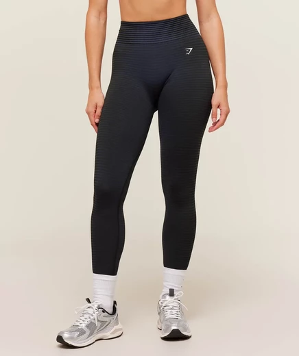 Женские леггинсы Gymshark Sport Seamless, темно-синие/черные