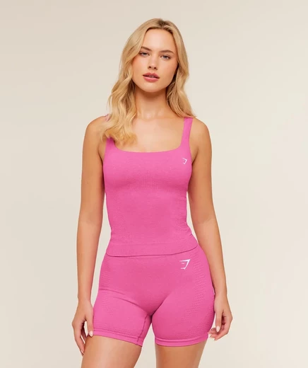 Женский топ Gymshark Vital с поддержкой, розовый