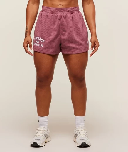 Женские шорты Gymshark Lifting Club Mesh, розовые