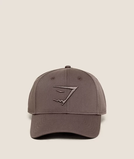 Унисекс кепка Gymshark Sharkhead, коричневая