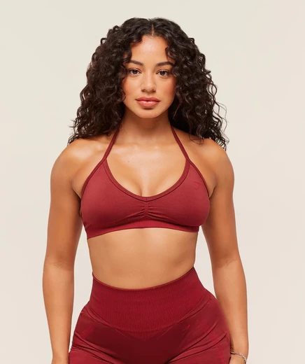 Женский спортивный топ Gymshark x Analis, красный/карминный