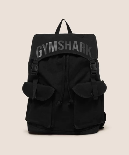 Рюкзак Gymshark Power, черный/асфальтно-серый
