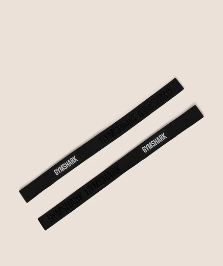 Лямки для подъёма Gymshark Silicone, 55 см × 4 см, черные