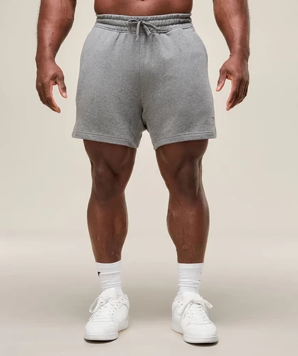 Мужские шорты Gymshark Power 5″, антрацитовый меланж