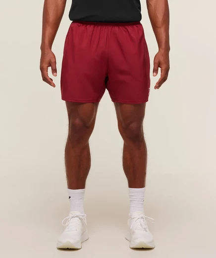 Мужские шорты Gymshark Arrival 5″, бордовые
