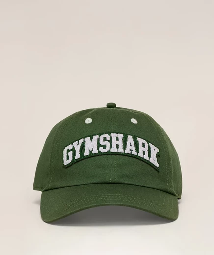 Унисекс кепка Gymshark Collegiate, зеленая