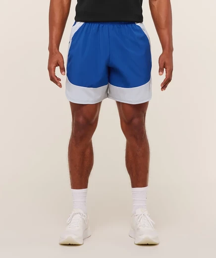 Мужские шорты Gymshark Sport 25 Block 7″, сине-серые