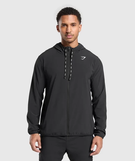 Мужская спортивная куртка Gymshark Arrival, черная