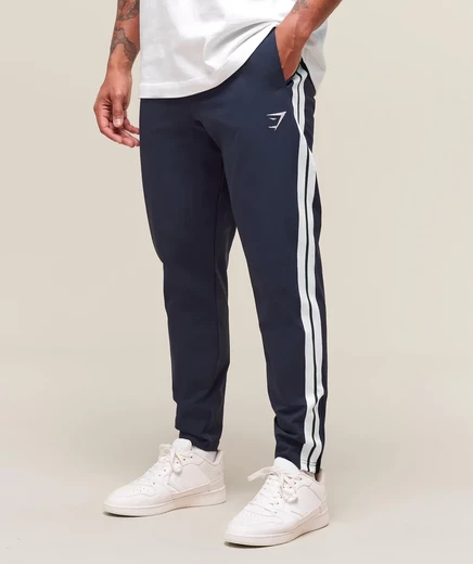 Мужские джоггеры Gymshark Retro Side Stripe, синие