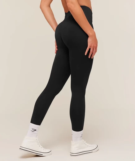 Женские леггинсы Gymshark Flex V4, черные