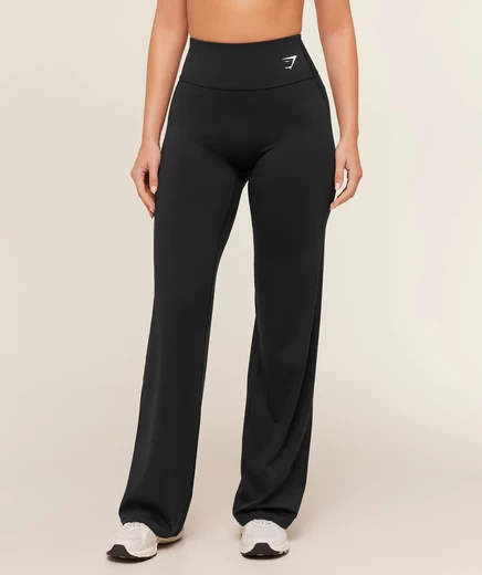 Женские леггинсы Gymshark Training Straight Leg, чёрные