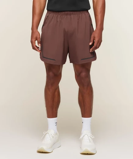 Мужские шорты Gymshark Movement Sport 5″, коричневые