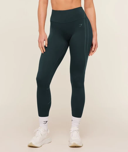 Женские леггинсы Gymshark Volt, темно-петрол/темно-синие