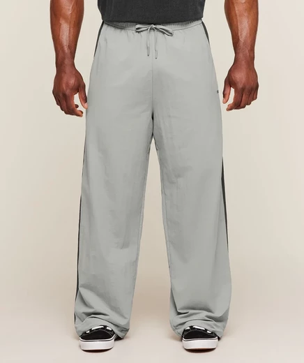 Мужские брюки Gymshark Retro Collegiate, дымчато-серые/оникс