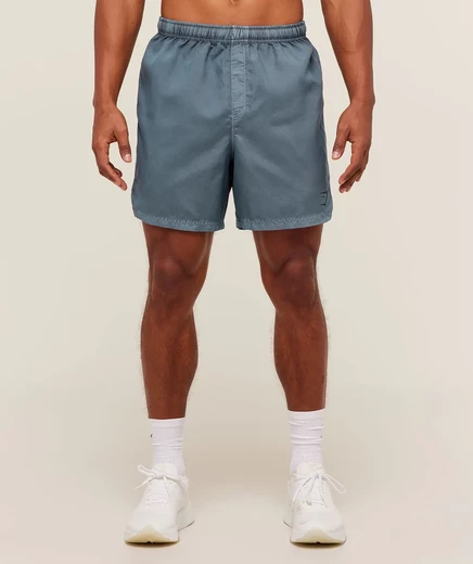 Шорты Gymshark Fit Zero 7 дюймов deep petrol blue