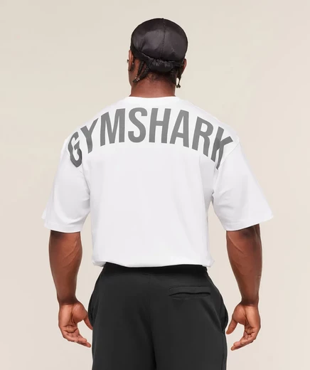 Спортивная футболка Gymshark Power white