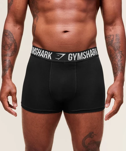 Мужские боксеры Gymshark 7 шт., черные