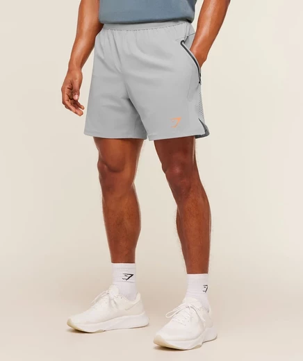 Мужские шорты Gymshark Sport Hybrid 15 см, серые