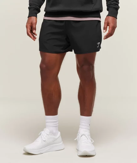 Мужские шорты Gymshark Arrival 5″, черные