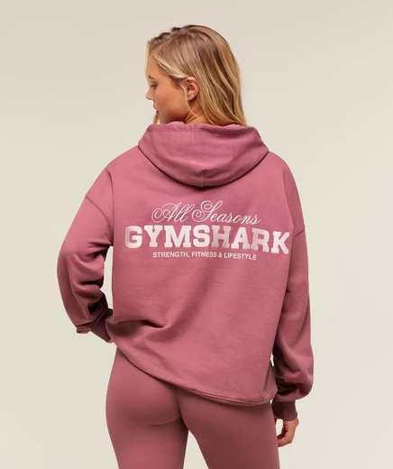 Женское худи Gymshark All Seasons Graphic свободного кроя