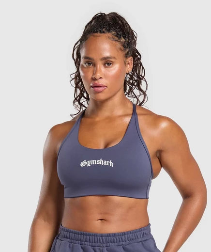 Женский спортивный топ Gymshark Strength Dept, фиолетовый