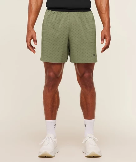 Мужские шорты Gymshark Sport Zero 5″, зелёные