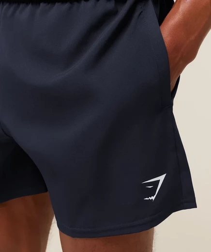 Мужские шорты Gymshark Arrival 5″, темно-синие