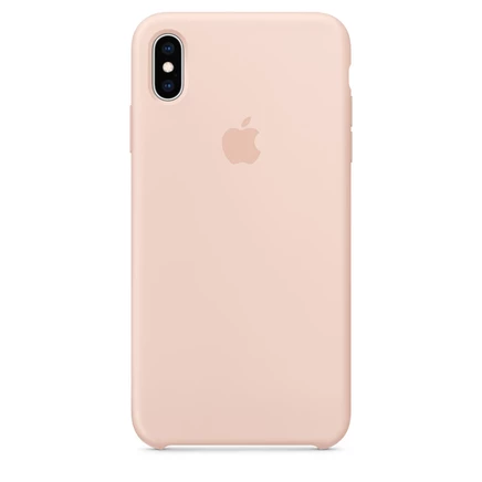 Силиконовый чехол для Apple iPhone XS Max pink sand