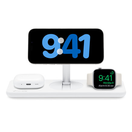 Беспроводное зарядное устройство Nimble Podium 3-в-1 Apple white