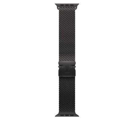 Браслет для часов Apple Titanium Milanese Loop black