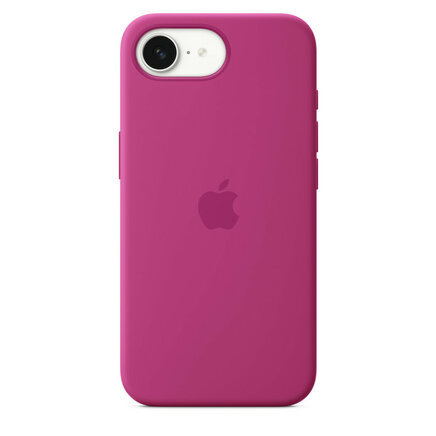 Силиконовый чехол для Apple iPhone 16e fuchsia