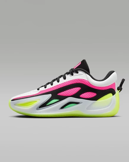 Кроссовки женские Jordan Heir Series 2 white/black/light lucid green/pink blast