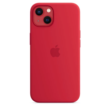 Силиконовый чехол Apple iPhone 13 с MagSafe red