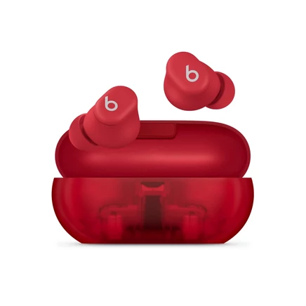Наушники Apple Beats Solo Buds transparent red