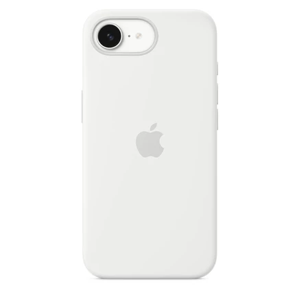 Силиконовый чехол для Apple iPhone 16e white
