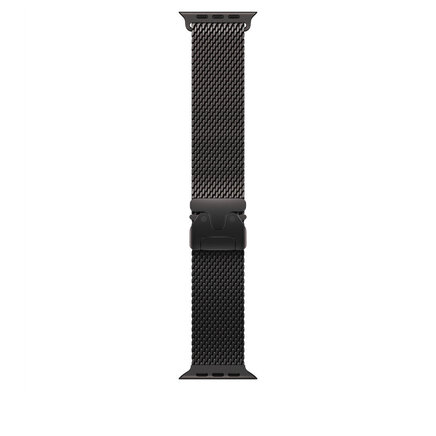 Браслет для часов Apple Titanium Milanese Loop black