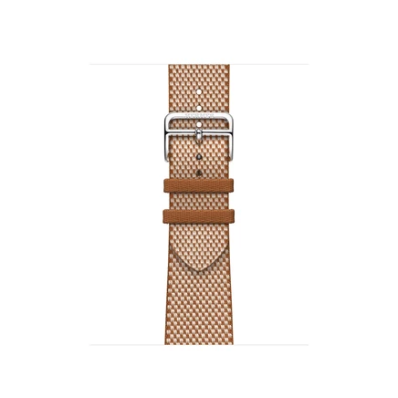 Ремешок для часов Apple Hermès Toile H Single Tour gold/écru
