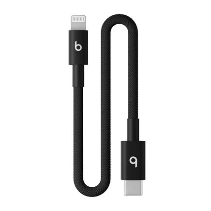 Плетеный короткий кабель Apple Beats USB-C - Lightning (20 см / 8 дюймов)