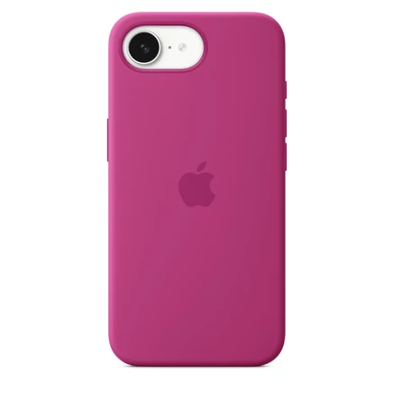 Силиконовый чехол для Apple iPhone 16e fuchsia