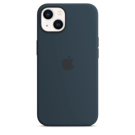 Силиконовый чехол Apple iPhone 13 с MagSafe abyss blue